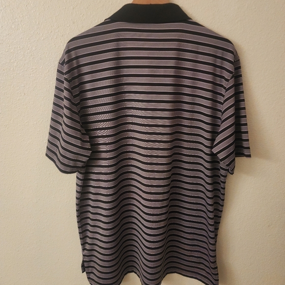 Peter Millar Summer Comfort Striped Golf Polo Shirt Mens sz Large - Picture 5 of 5